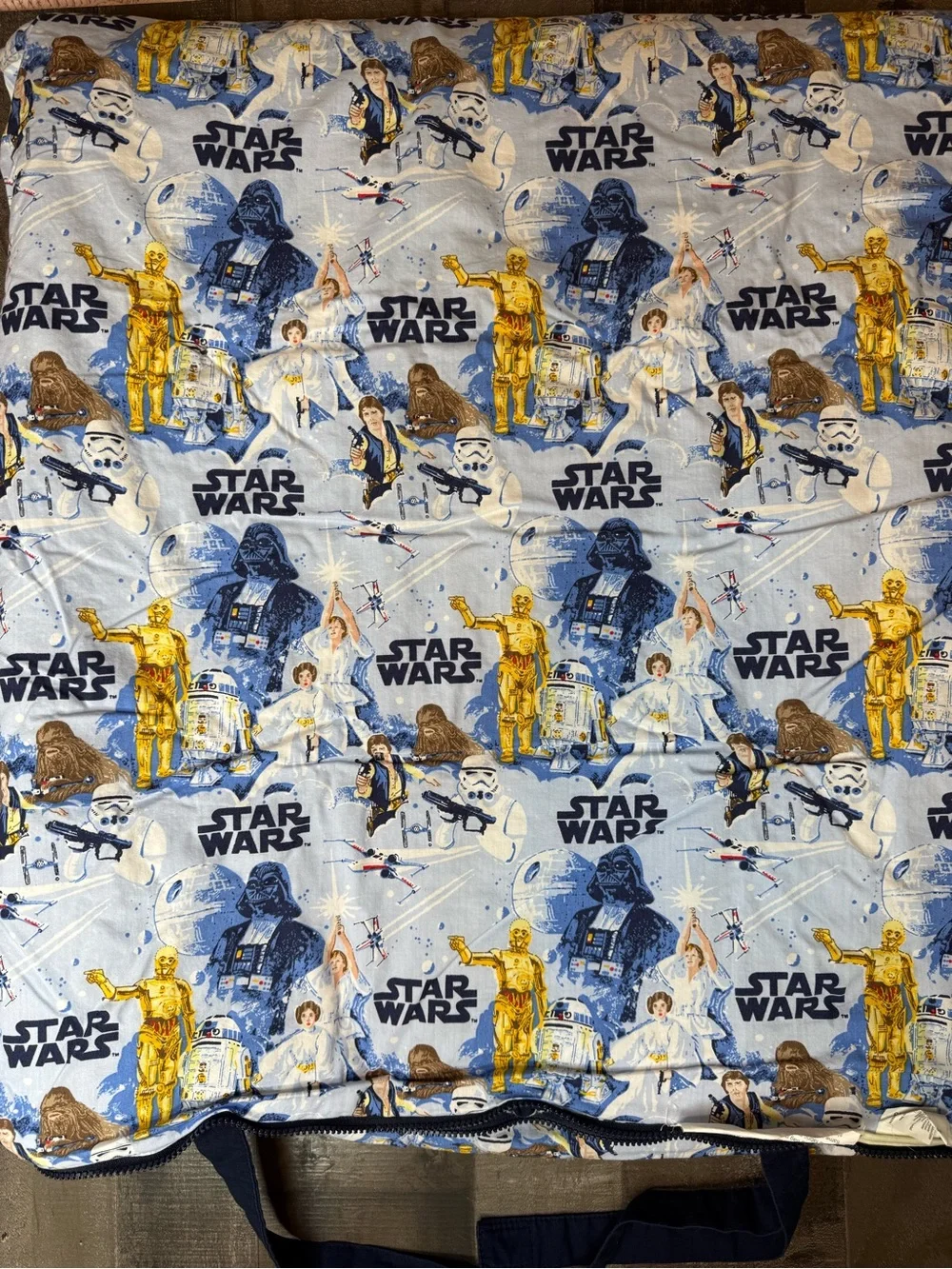 Pottery Barn Kids Embroidered Darth Vader Kids Sleeping Bag